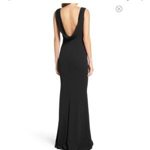 NWT BHLDN Katie May Vionnet Maxi Dress Open Back Wedding Cocktail in Black